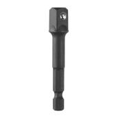 DEWALT Impact Ready Socket Adapter - 1/4-in Hex Shank - Black Oxide High-Speed Steel