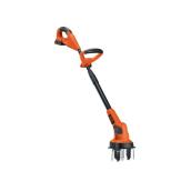 BLACK+DECKER 20-V Lithium 7-in Steel Tines Cordless Electric Garden Rotary Cultivator - Battery included