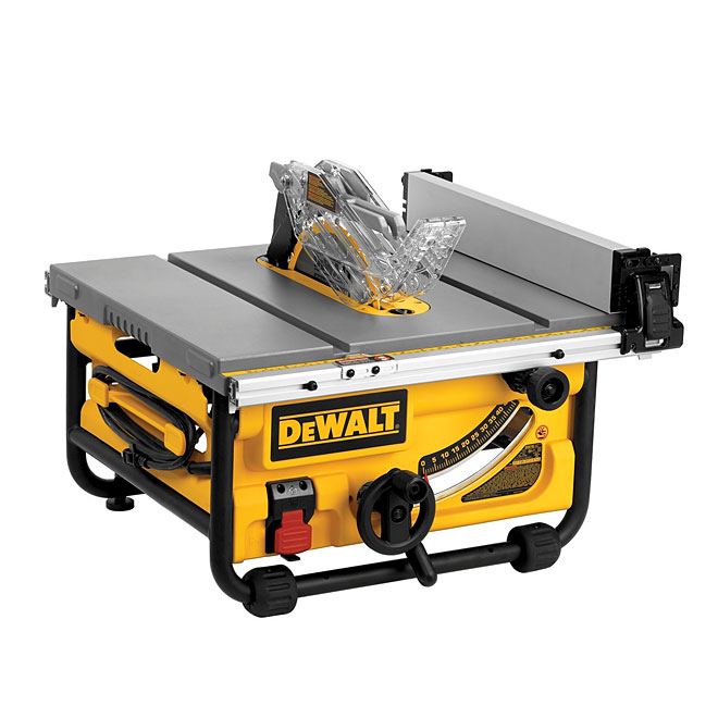 Dewalt Compact Table Saw - 10-in - 15 A