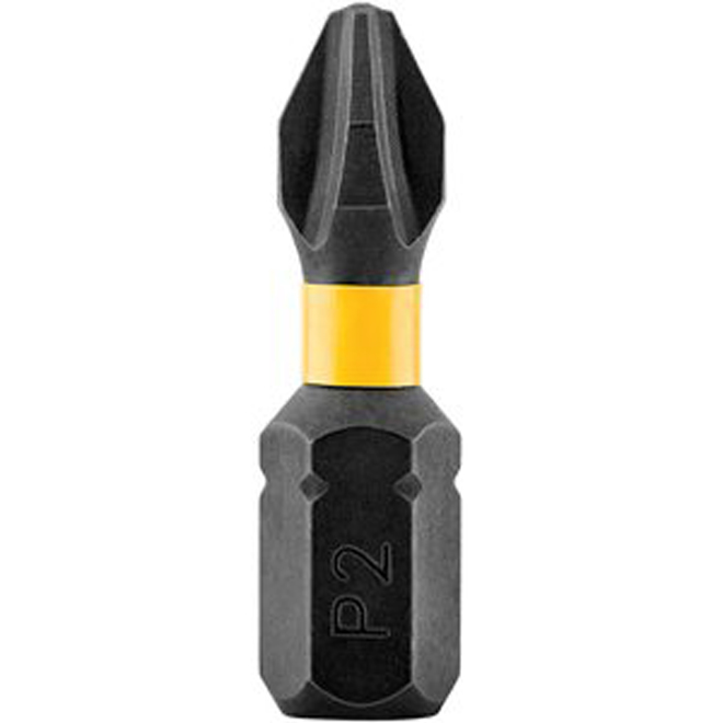 DEWALT Impact Ready Phillips Screwdriver Bits - Black Oxide - 1/4-in Hex Shank - #1 1-in - Pack of 2