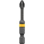 Embouts de tournevis Impact Ready Phillips de DEWALT, oxyde noir, tige hexagonale 1/4 po, no 3, 2 po