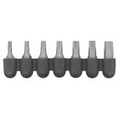 Jeu d'embouts de tournevis Torx, acier S2, 1