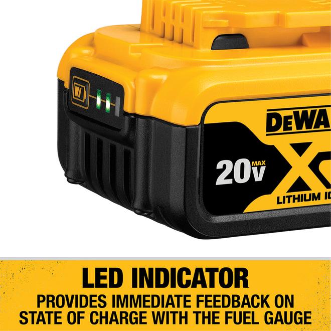 Dewalt 20v deals 5 amp battery