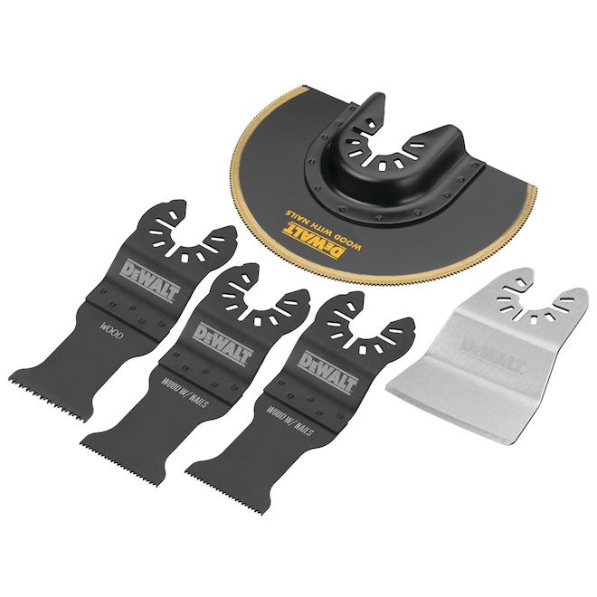 Ensemble de 5 lames pour outils oscillants