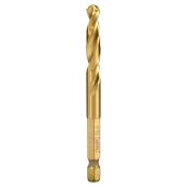 DEWALT Titanium Impact Ready Drill Bit - 9/32-in Dia x 3 1/2-in L - Pilot Point Tip - Hex Shank