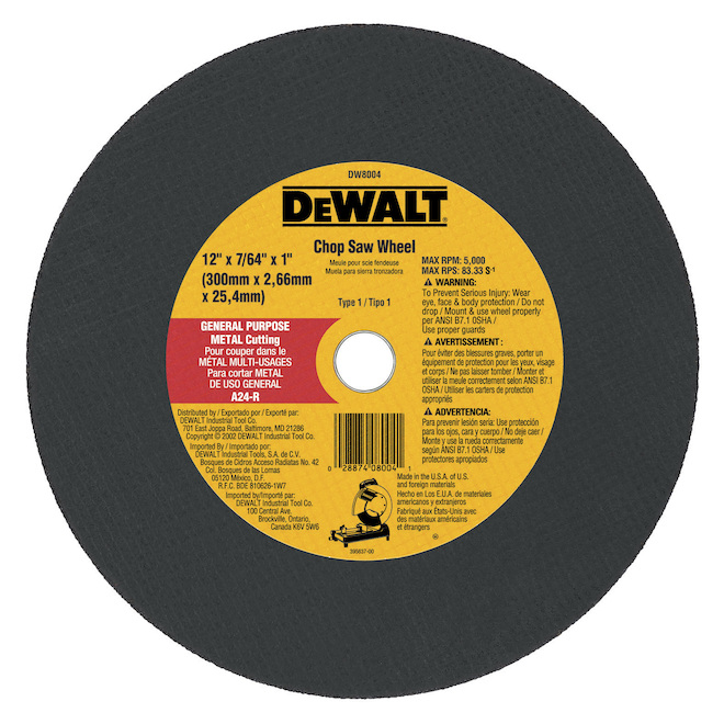 Metal cutting disc online for chop saw