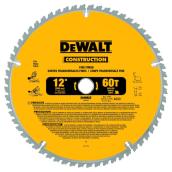 DEWALT Construction 12-in 60-Tooth Fine Finish Circular Saw Blade
