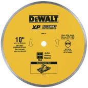 DeWalt XP Extended Performance Masonry Tile Blades - 4-in Dia - Diamond-Matrix - Wet and Dry Cutting