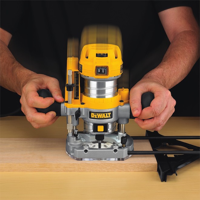DeWalt Corded Compact Router Combo Kit with Bag - 1 1/4-hp Motor