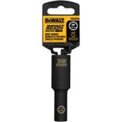 Douille standard DEWALT 6 pans 3/8 po profonde entraînement 1/2 po