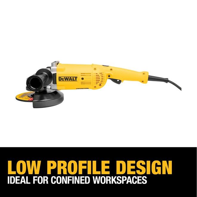 DEWALT 7 in 15 Amp Trigger Switch Corded Grinder DWE4517W RONA