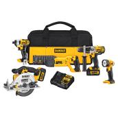 Cordless 5-Tool Set - 20V - 11 Pieces