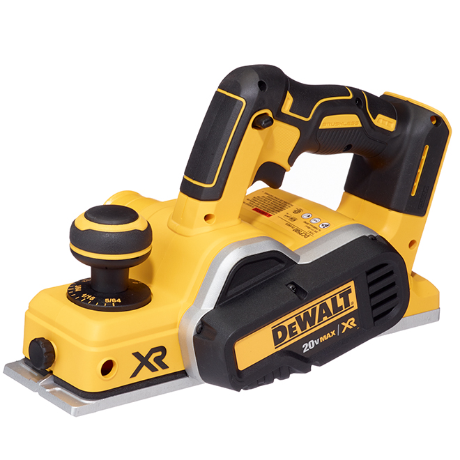 DeWalt 20-V Max Cordless Portable Planer - 5/64-in Cutting D - 15000 RPM - 3 1/4-in W - Bare Tool (battery not included)