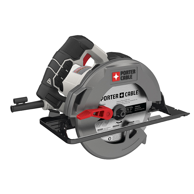 Porter-Cable 7 1/4-in Corded Top-Handle Circular Saw - 15-Amp Motor - 5500 RPM - Quick Change