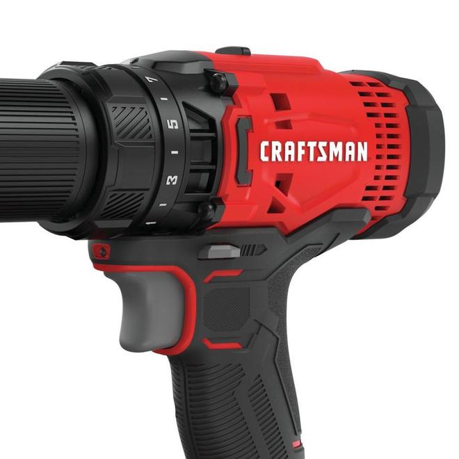 Craftsman 20-Volt Max Cordless Power Tool Combo Kit with Batteries and Charger - 1500 RPM - 3100 BPM - Quick Change