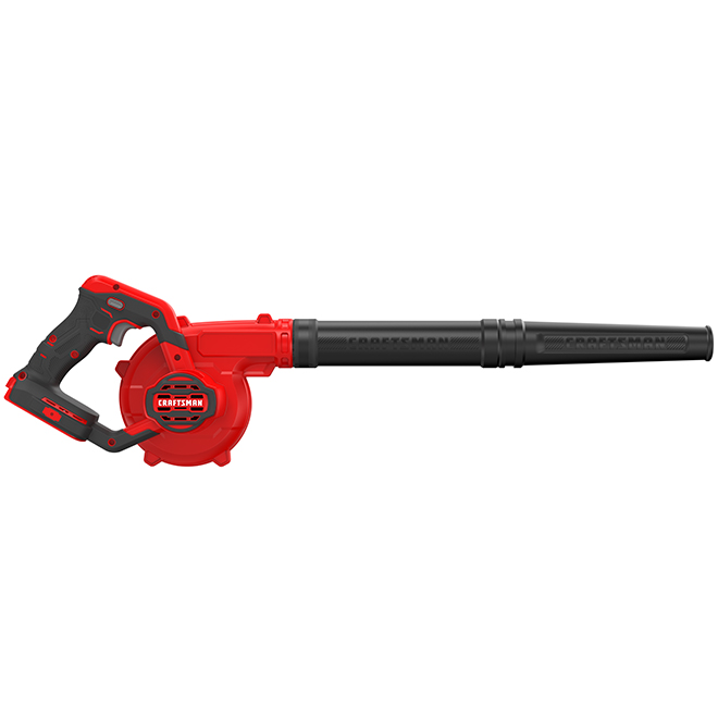 CRAFTSMAN 20V MAX Cordless Jobsite Blower - 3 Speeds - Red and Black - Bare Tool (battery not included)