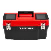 CRAFTSMAN Plastic Tool Box - 20-in - Red and Black
