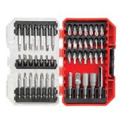Set of 47 Screwdriving Bits - Red and Black