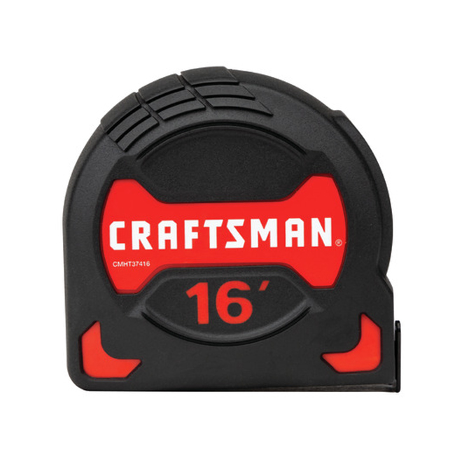 CRAFTSMAN PRO-10 Measuring Tape - 1.25-in x 16-ft - Red