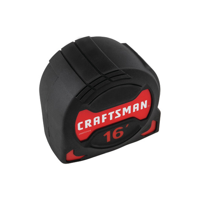 CRAFTSMAN PRO-10 Measuring Tape - 1.25-in x 16-ft - Red