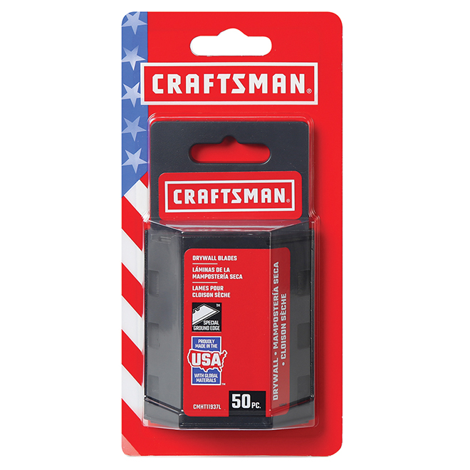 Craftsman Heavy-Duty Utility Blade for Drywall - 50-Pack