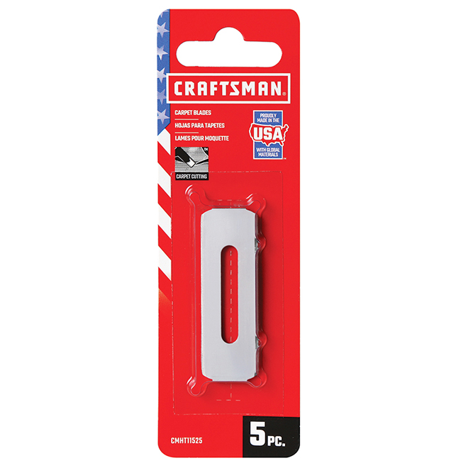 CRAFTSMAN Carpet Knife Replacement Blade 5Pack CMHT11525 RONA