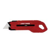 Couteau utilitaire compact Craftsman, 4,5 po, plastique, rouge et noir