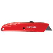 CRAFTSMAN Retractable Utility Knife - 3 Positions - 6.25-in - Red and Black