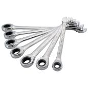 Ratcheting Combination Wrench Set - Metric - 7 Pieces