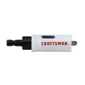 Craftsman Bi-Metal Hole Saw with Arbour - 1-in Dia Hole Saw- Arboured - Multi-Material
