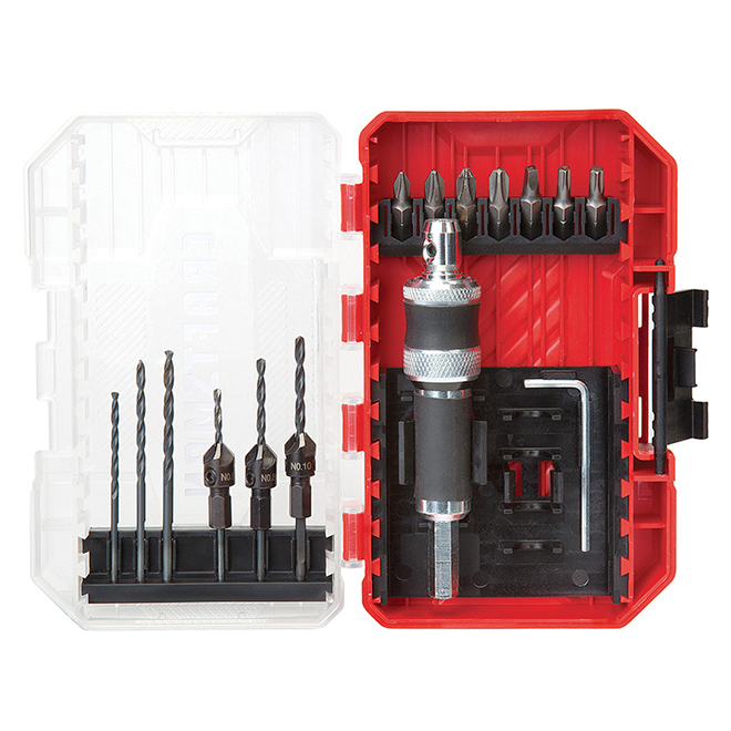 CRAFTSMAN Modular Drill and Drive Bit Set - 15 Pieces - Steel - Hard Protective Case