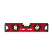 CRAFTSMAN Torpedo Level - Box Beam Style - 9-in - Red and Black