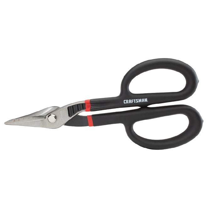 Cisailles de ferblantier tout usage CRAFTSMAN, 10 po, rouge