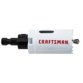 CRAFTSMAN Hole Saw with Pilot Bit - 1 1/4-in dia - Bi-Metal - Arboured - White