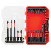 CRAFTSMAN Impact Rated 20-Piece Screwdriver Bit Set - Hard Protective Case - Hex Shank