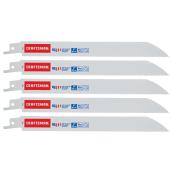 Craftsman 5-Pack 8-in 18-TPI Metal Cutting Reciprocating Saw Blade