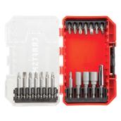 Craftsman 19-Pc Screwdriver Bit Set - CNC-Machined Tip - Hex Shank - Steel - Storage Case