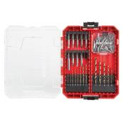 Craftsman Drill and Drive Bit Set - 53 Pieces - Shock-Resistant Steel - Assorted Types - Hard Protective Case