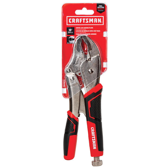 CRAFTSMAN Locking Pliers - Steel - Red and Black