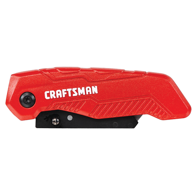 Craftsman Fixed Folding Utility Knife - 3.75-in - Red and Black