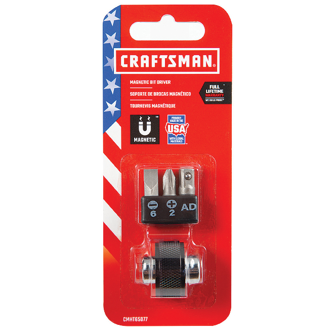 CRAFTSMAN Set of Finger Ratchet with Bits - 1/4"