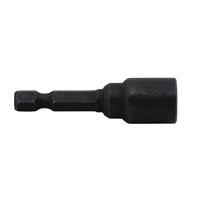 Tournevis à douille Impact Rated de CRAFTSMAN, 1 7/8 po x 3/8 po, acier rapide à l'oxyde noir