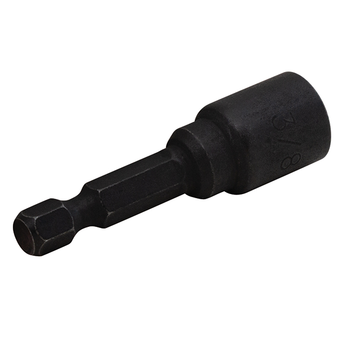 Tournevis à douille Impact Rated de CRAFTSMAN, 1 7/8 po x 3/8 po, acier rapide à l'oxyde noir