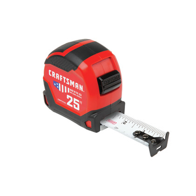 CRAFTSMAN PRO-11 Measuring Tape - 1.25'' x 25' - Red CMHT37525LW | RONA