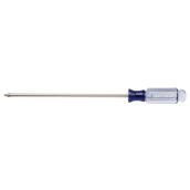 Steel Phillips Screwdriver - #2 x 8" - Blue and Clear