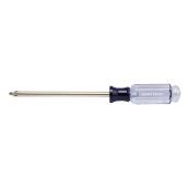 Steel Phillips Screwdriver - #3 x 6" - Blue and Clear