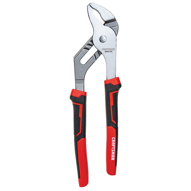CRAFTSMAN Groove Joint Pliers - 10-in - Steel - Red and Black