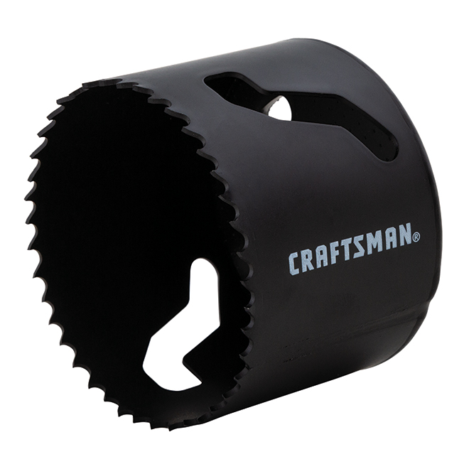CRAFTSMAN Hole Saw - 2 3/4-in dia - Bi-Metal - Non-Arboured - Black