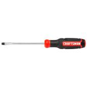 CRAFTSMAN Slotted Screwdriver - Bi-Material - 3/16-in x 4-in - Red and Black