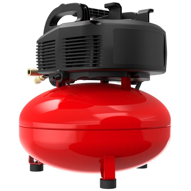 Compresseur d'air sans huile Craftsman, 6 gal, 150 lb/po², rouge et noir